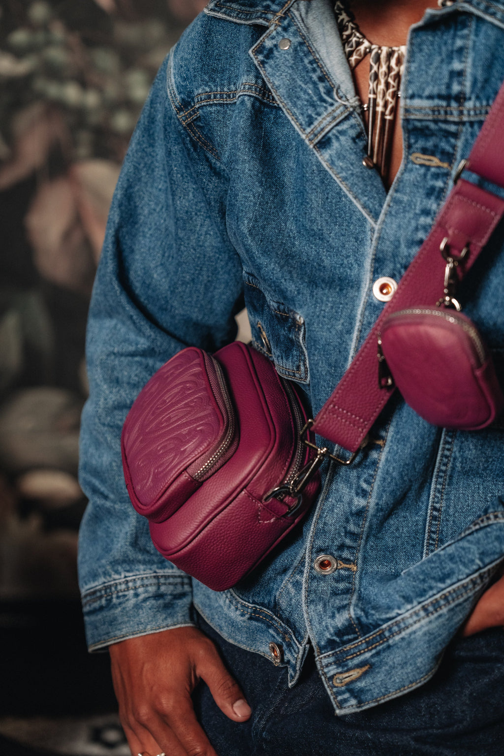 Compact Leather Shoulder bag