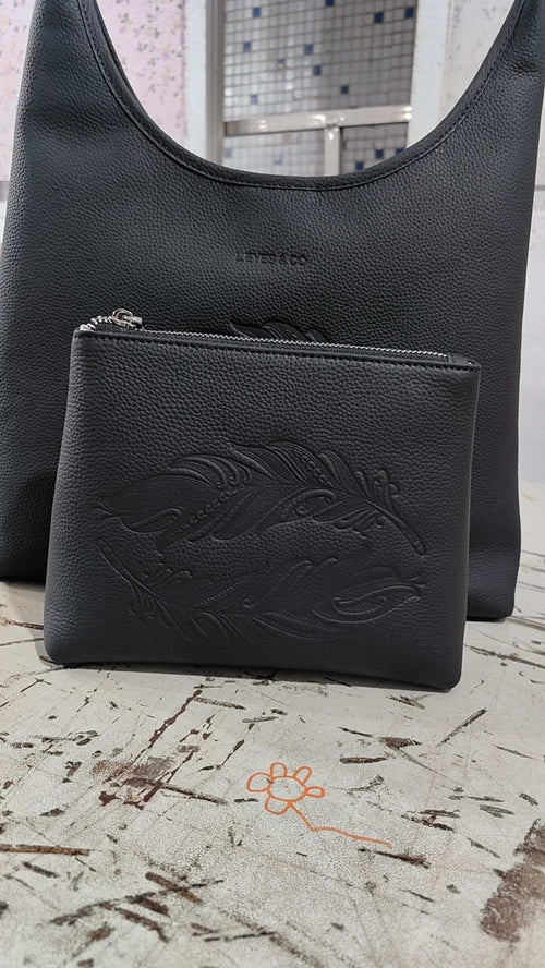 2Pc Leather Cross bag & wallet